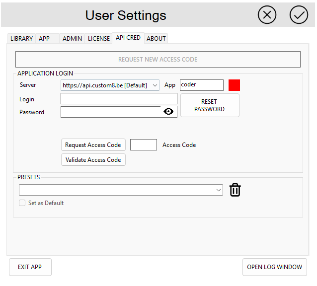 API Credentials Overview